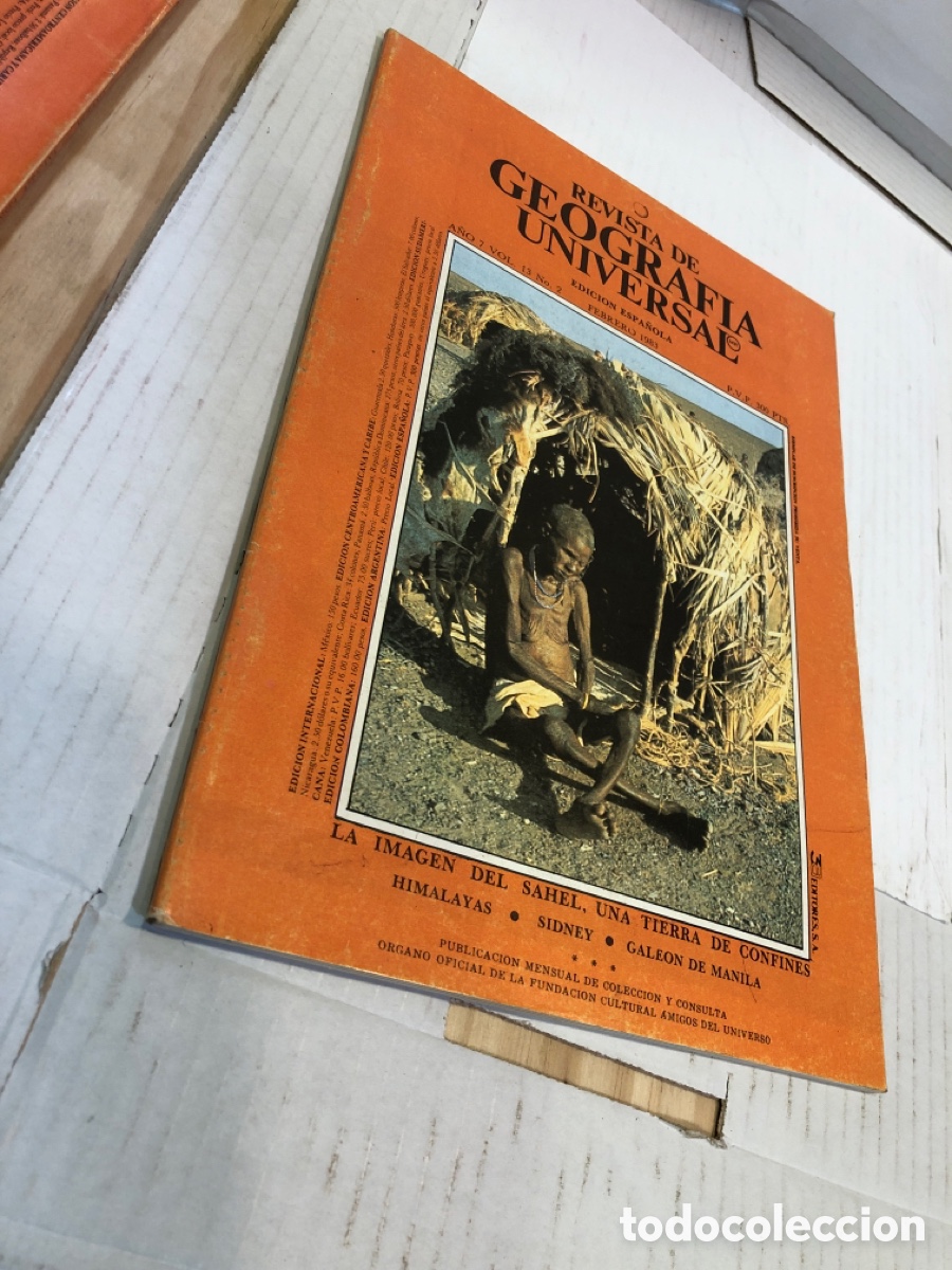 Collezionismo di Riviste e Giornali: Revista de Geograf&iacute;a Universal. Edici&oacute;n espa&ntilde;ola a&ntilde;o 7 vol. 13 n&ordm; 2 febrero 1983