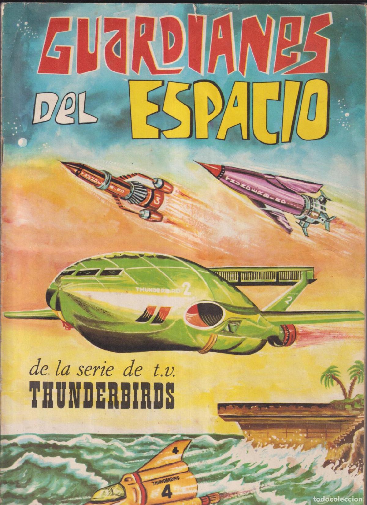 Colecionismo de Revistas e Jornais: &Aacute;lbum Guardianes del Espacio. Fher 1967. Colecci&oacute;n a falta de 7 cromos: 80, 96, 105, 110, 126, 129 y