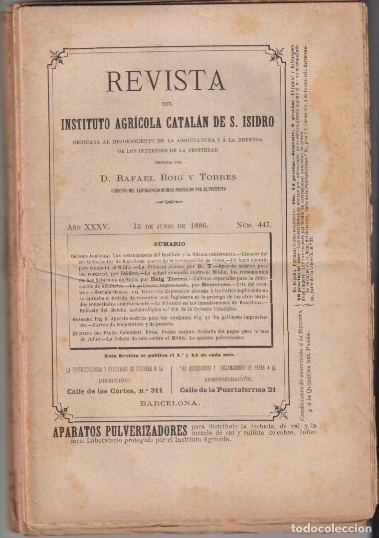 Colecionismo de Revistas e Jornais: Lote de 10 Revistas del instituto Catal&aacute;n de S. Isidro: 447 al 449, 451, 453, 455 al 457, 460, 464.