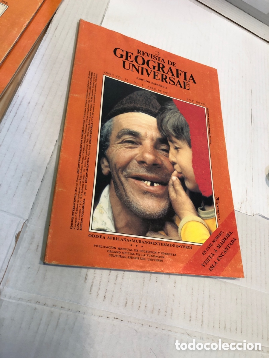 Collezionismo di Riviste e Giornali: Revista de Geograf&iacute;a Universal. Edici&oacute;n espa&ntilde;ola a&ntilde;o 7 vol. 13 n&ordm; 4 abril 1983