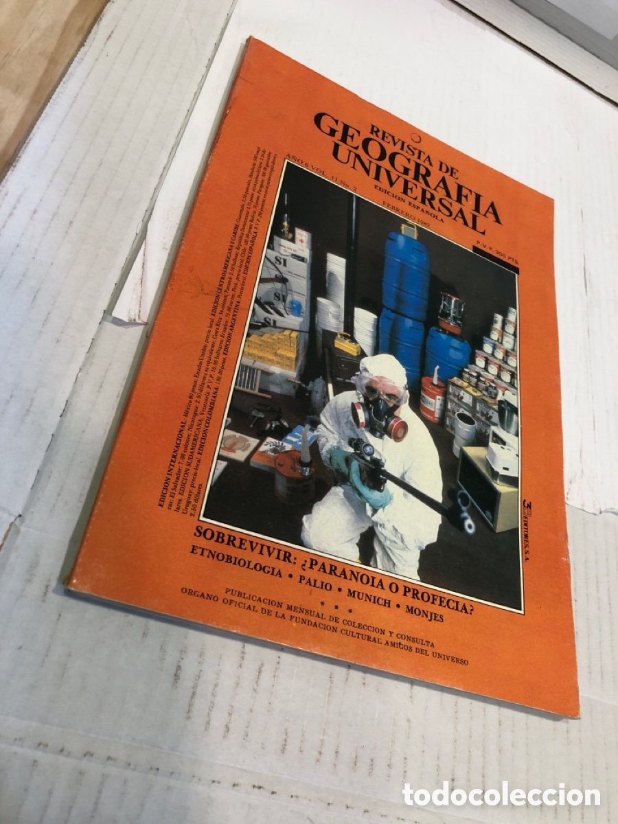 Collezionismo di Riviste e Giornali: Revista de Geograf&iacute;a Universal. Edici&oacute;n espa&ntilde;ola a&ntilde;o 6 vol. 11 n&ordm; 2 febrero 1982