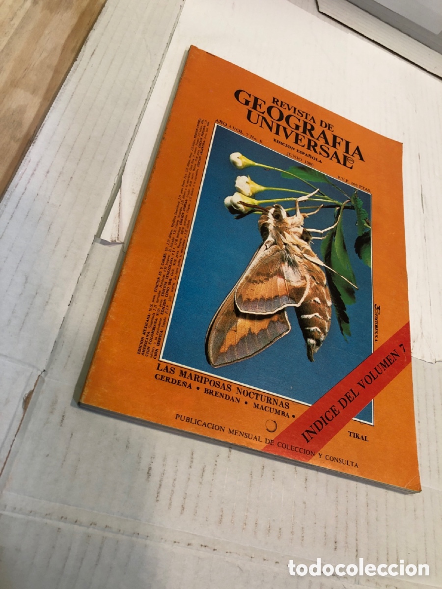 Collezionismo di Riviste e Giornali: Revista de Geograf&iacute;a Universal. Edici&oacute;n espa&ntilde;ola a&ntilde;o 4 vol. 7 n&ordm; 6 junio 1980