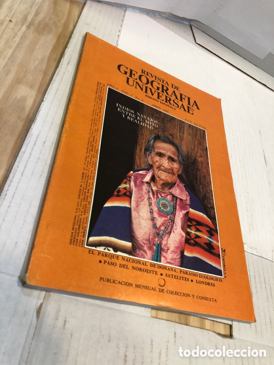 Collezionismo di Riviste e Giornali: Revista de Geograf&iacute;a Universal. Edici&oacute;n espa&ntilde;ola a&ntilde;o 4 vol. 7 n&ordm; 4 abril 1980