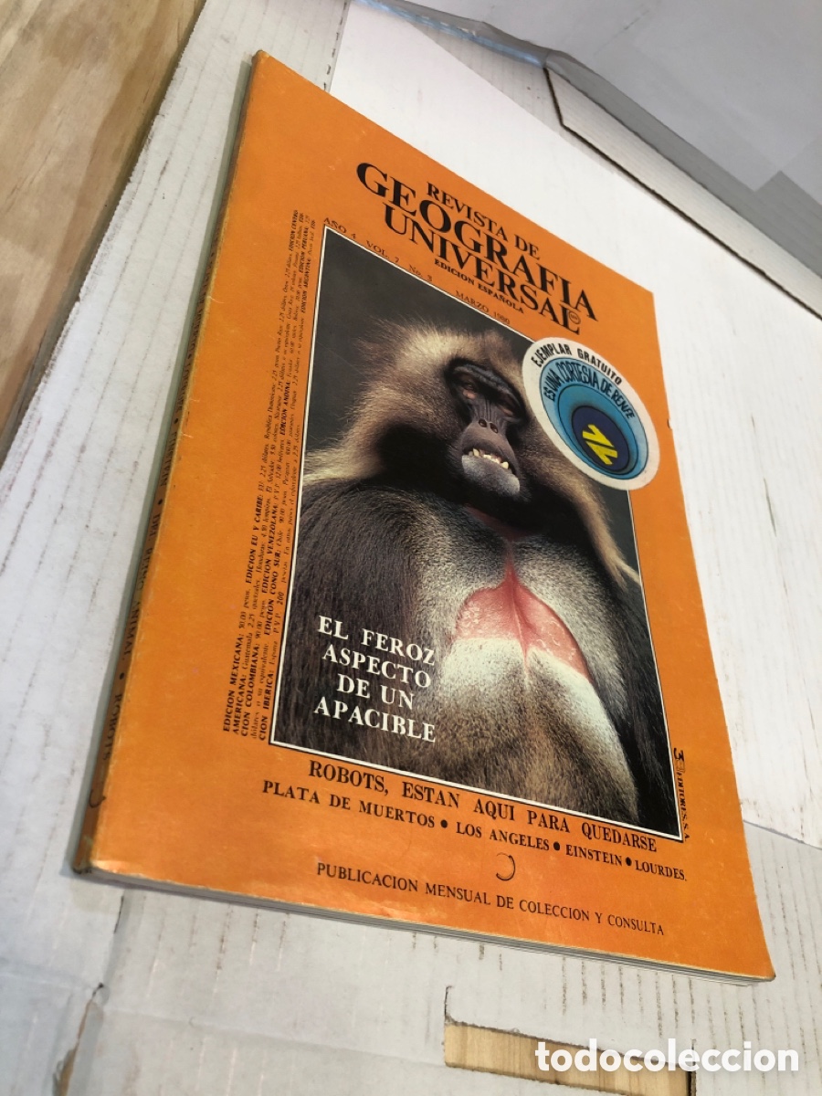 Collezionismo di Riviste e Giornali: Revista de Geograf&iacute;a Universal. Edici&oacute;n espa&ntilde;ola a&ntilde;o 4 vol. 7 n&ordm; 3 marzo 1980