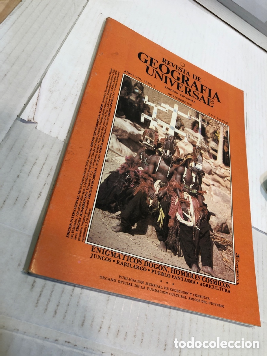 Sammeln von Zeitschriften und Zeitungen: Revista de Geograf&iacute;a Universal. Edici&oacute;n espa&ntilde;ola a&ntilde;o 5 vol. 10 n&ordm; 5 noviembre 1981