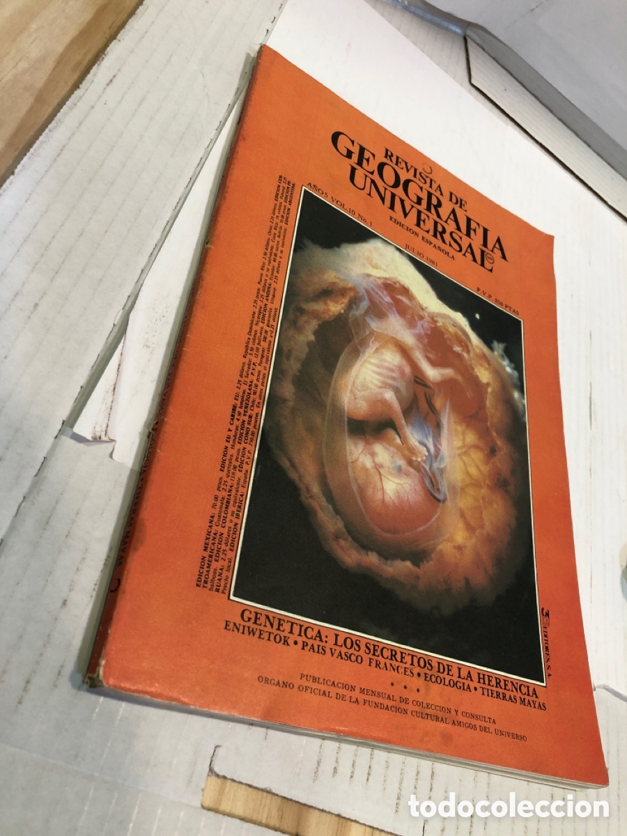 Sammeln von Zeitschriften und Zeitungen: Revista de Geograf&iacute;a Universal. Edici&oacute;n espa&ntilde;ola a&ntilde;o 5 vol. 10 n&ordm; 1 julio 1981