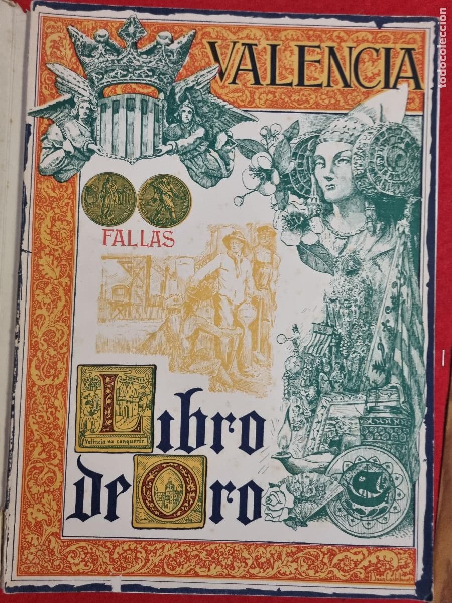 Sammeln von Zeitschriften und Zeitungen: LIBRO DE ORO FALLAS VALENCIA 1950 REVISTA ESCASA GRAN TAMA&Ntilde;O ORIGINAL