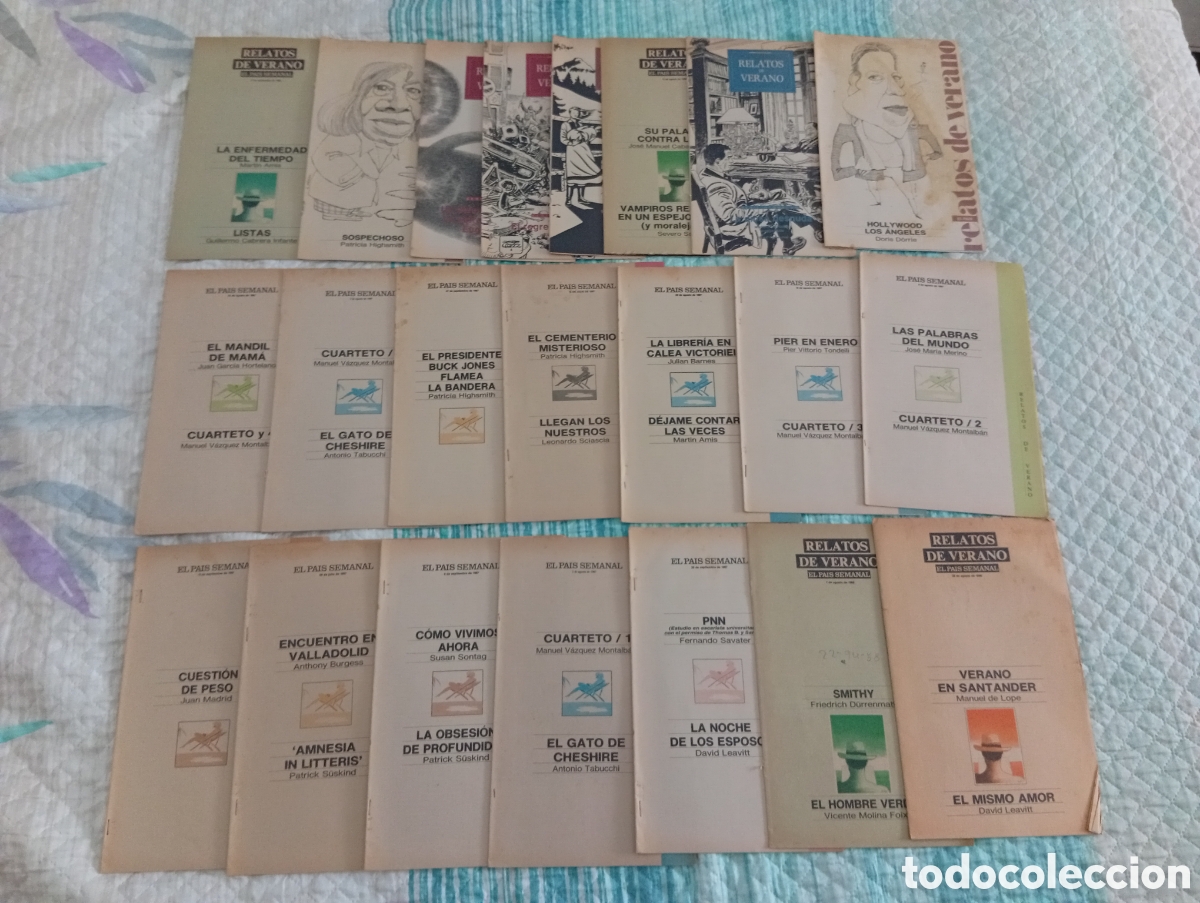 Coleccionismo de Revistas y Peri&oacute;dicos: LOTE 22 REVISTAS RELATOS DE VERANO, ESTADOS ACEPTABLES
