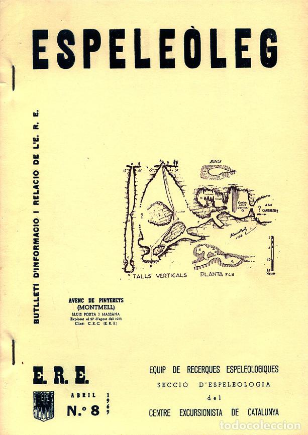 Coleccionismo de Revistas y Peri&oacute;dicos: REVISTA ESPELE&Ograve;LEG N&ordm; 8 - 1969 - ESPELEOLOGIA