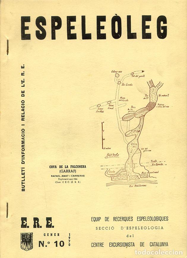 Coleccionismo de Revistas y Peri&oacute;dicos: REVISTA ESPELE&Ograve;LEG N&ordm; 10 - 1970 - ESPELEOLOGIA
