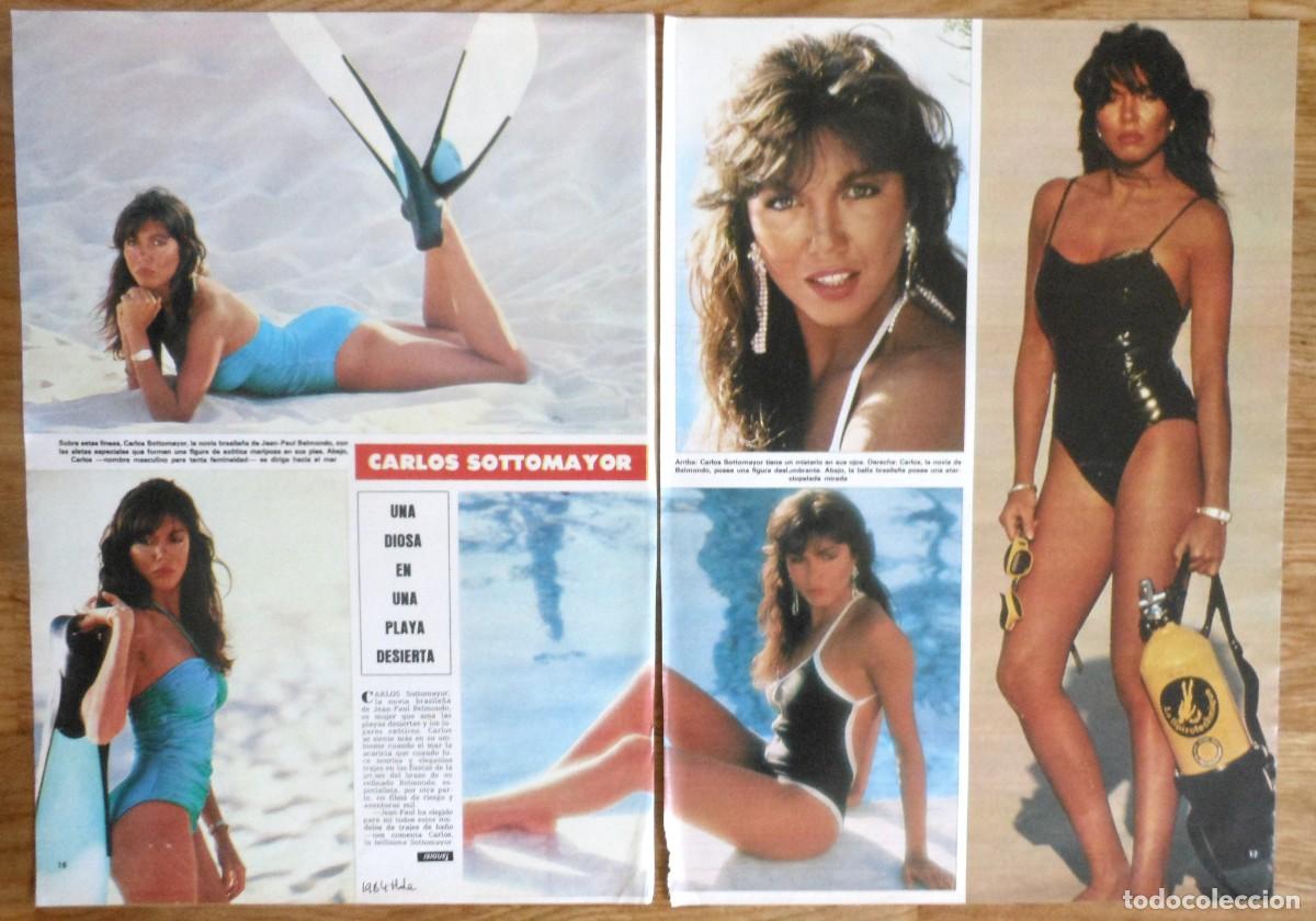 Coleccionismo de Revistas y Peri&oacute;dicos: CARLOS SOTTO MAYOR 1984 sexy article clippings photos Brasil singer actress recorte clipping