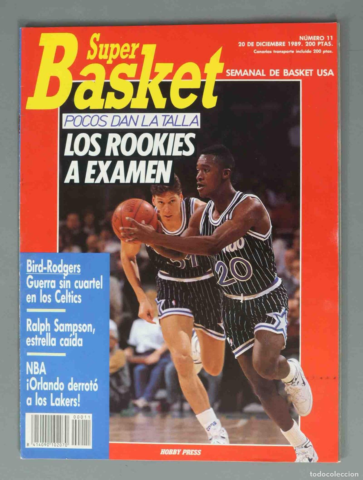 Coleccionismo de Revistas y Peri&oacute;dicos: SUPER BASKET. N&ordm; 11. 20 DE DICIEMBRE. POCOS DAN LA TALLA. LOS ROOKIES A EXAMEN.