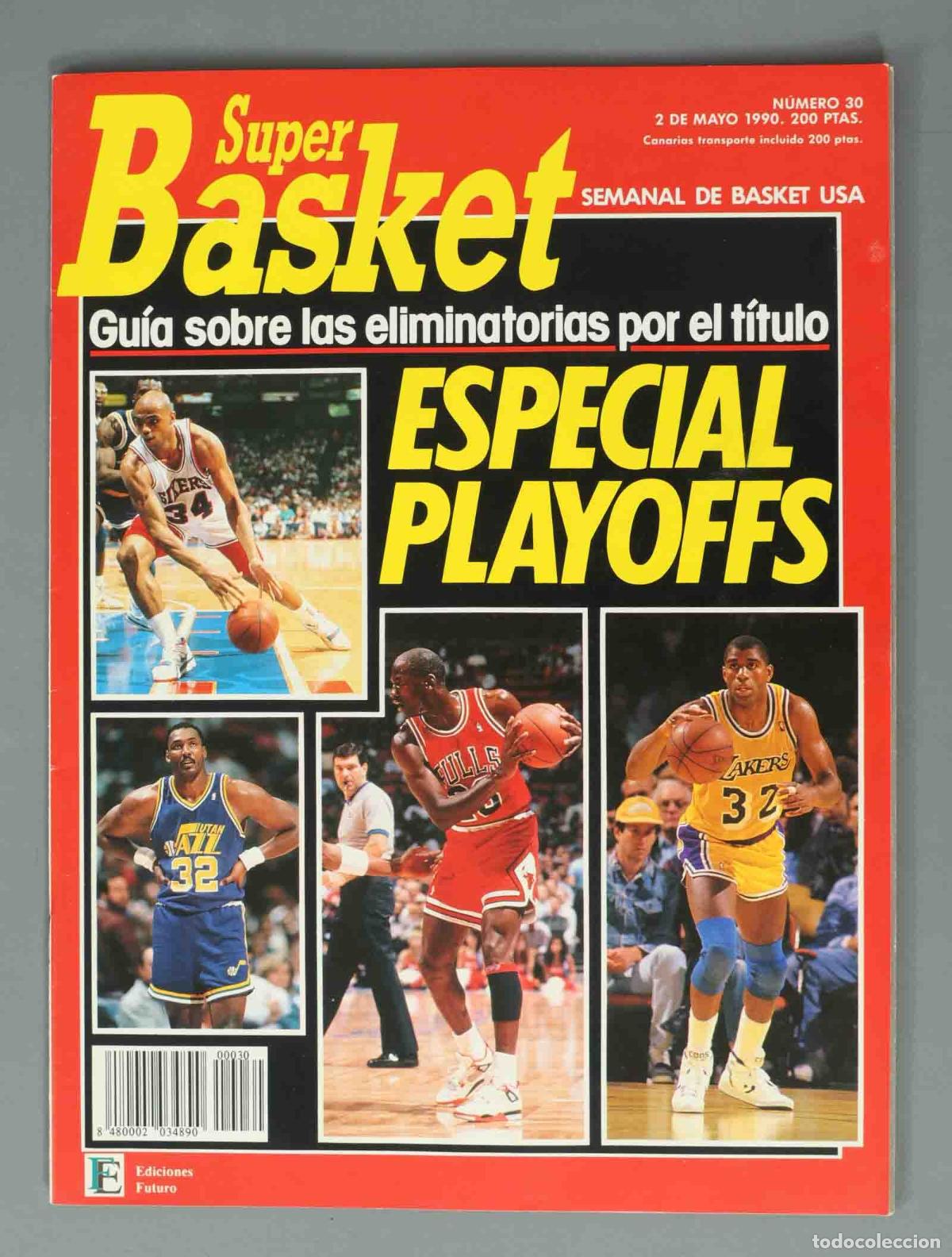 Coleccionismo de Revistas y Peri&oacute;dicos: SUPER BASKET. N&ordm; 30. 2 DE MAYO 1990. ESPECIAL PLAYOFFS.