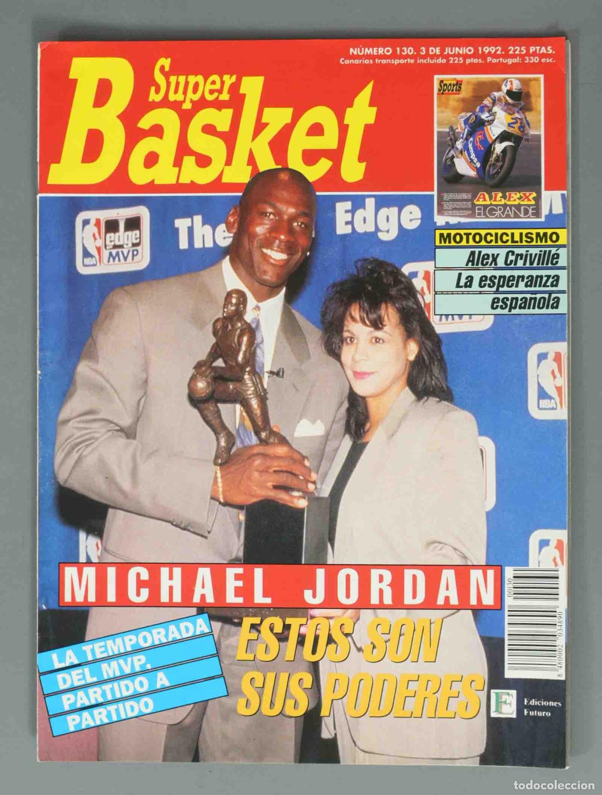 Coleccionismo de Revistas y Peri&oacute;dicos: SUPER BASKET. N&ordm; 130. 3 DE JUNIO 1992. MICHAEL JORDAN. ESTOS SON SUS PODERES.