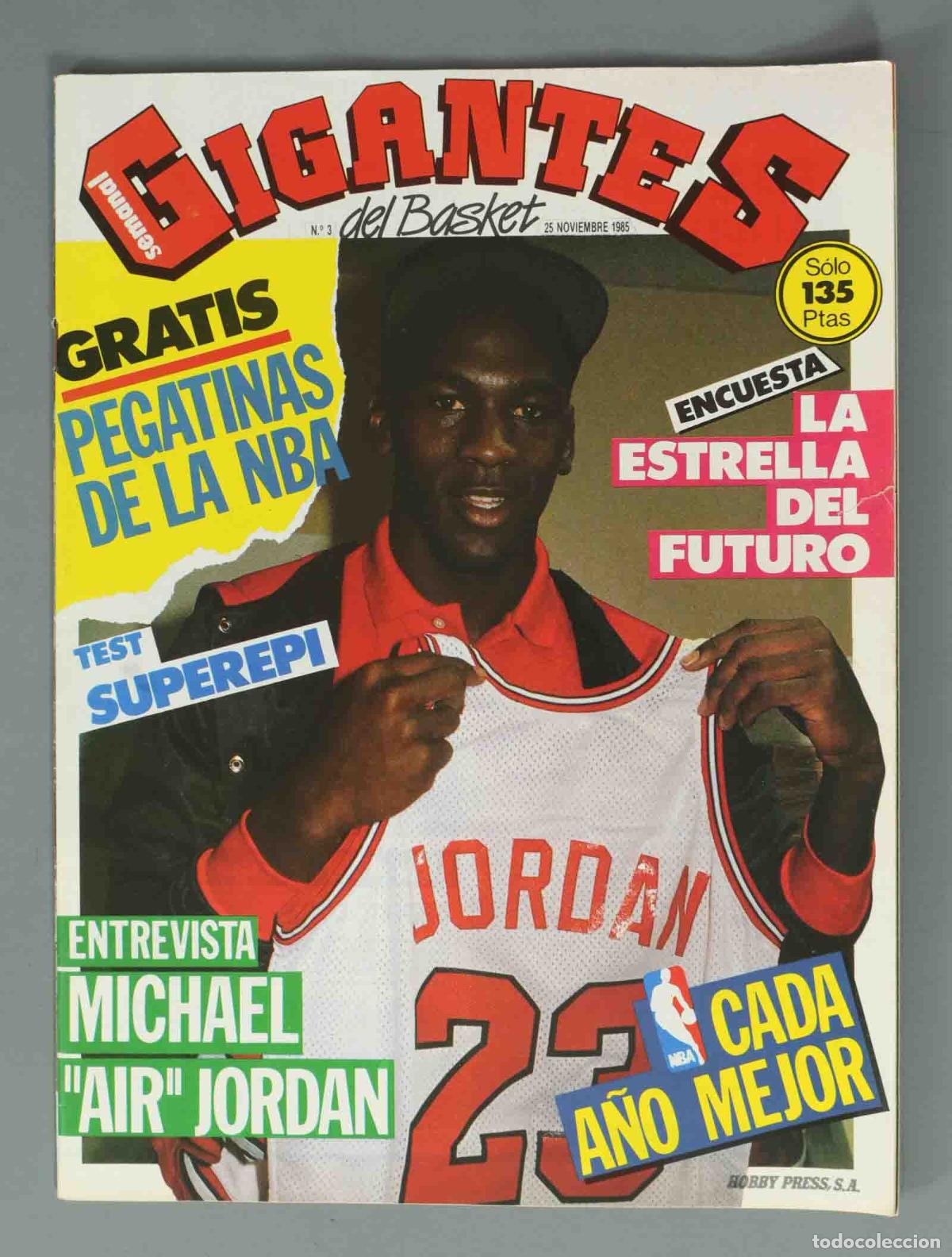 Coleccionismo de Revistas y Peri&oacute;dicos: GIGANTES DEL BASKET. N&ordm;3 25 NOVIEMBRE 1985. LA ESTRELLA DEL FUTURO.