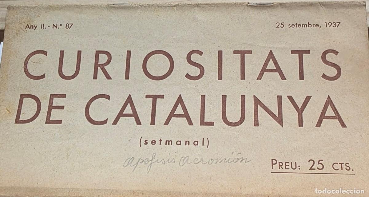 Coleccionismo de Revistas y Peri&oacute;dicos: Curiositats de Catalunya (Setmanal) Any II n&ordm; 87 25 de Setembre de 1937