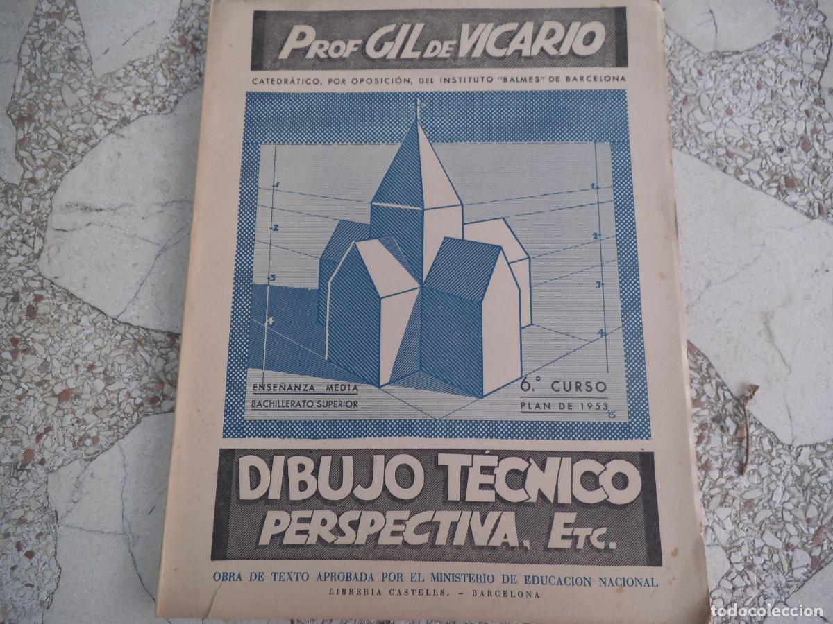 Collectionnisme de Revues et Journaux: cuaderno de dibujo, prof gil devicario, 6 curso,1953, dibujo tecnico pespectiva , etc