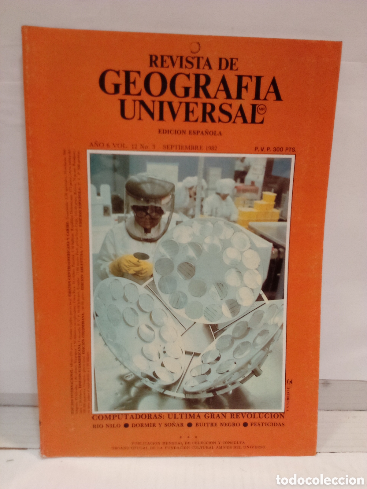 Coleccionismo de Revistas y Peri&oacute;dicos: Revista de Geograf&iacute;a Universal. Edici&oacute;n espa&ntilde;ola a&ntilde;o 6 vol. 12 n&ordm; 3 septiembre 1982