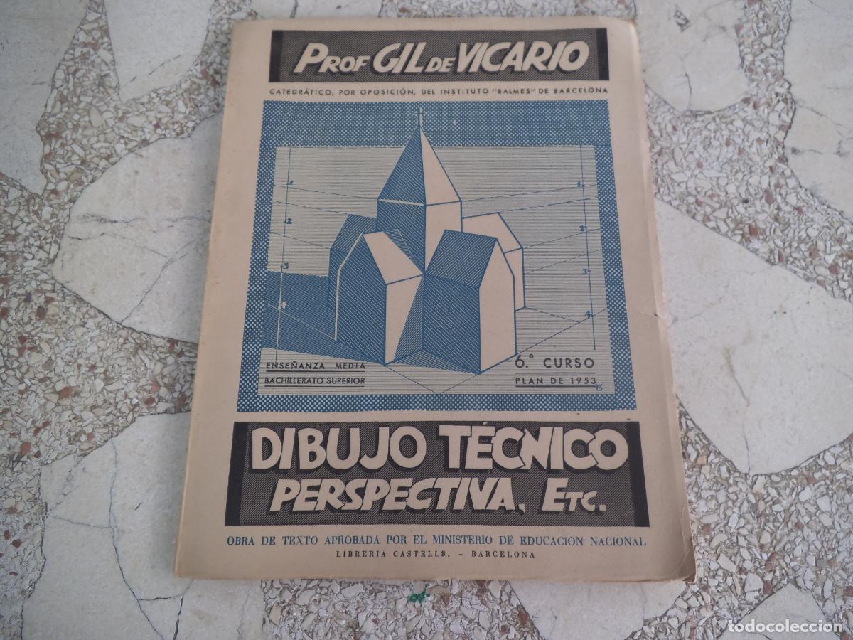 Collectionnisme de Revues et Journaux: cuaderno de dibujo, prof gil devicario, 6 curso,1953, dibujo tecnico pespectiva , etc