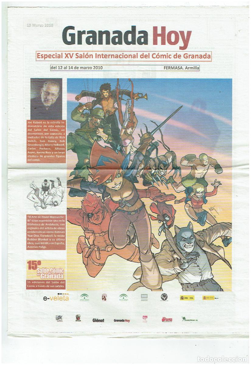 Coleccionismo de Revistas y Peri&oacute;dicos: GRANADA HOY. ESPECIAL XV SAL&Oacute;N INTERNACIONAL COMIC GRANADA. MARZO, 2010.(B/48.1)