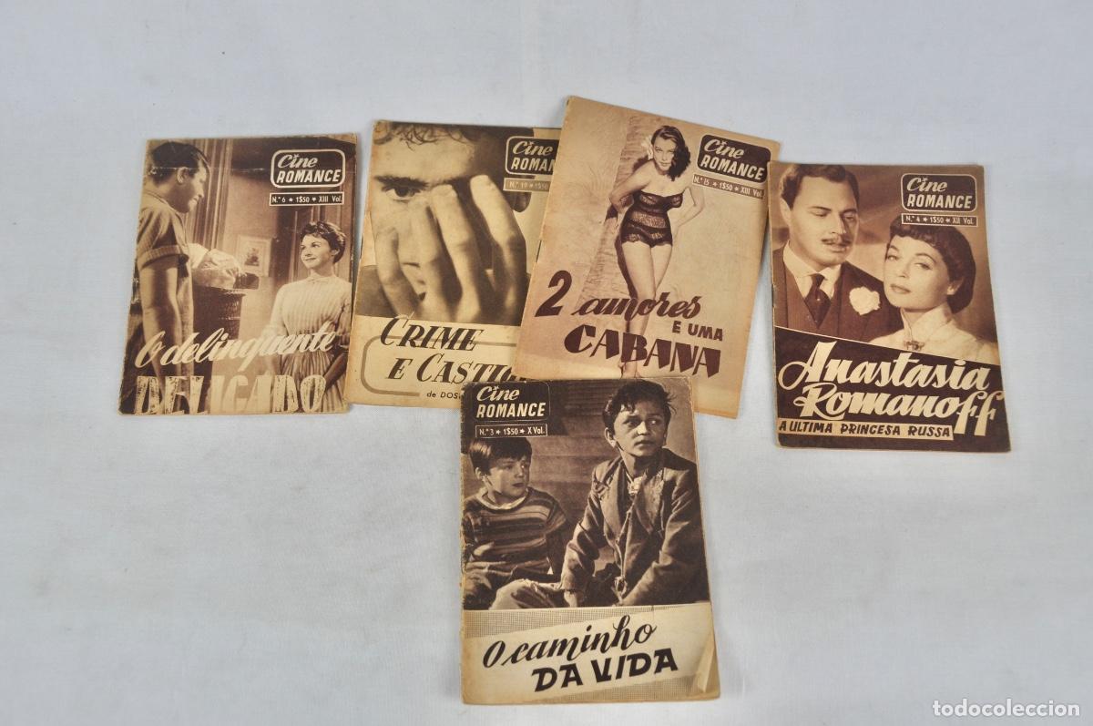 Coleccionismo de Revistas y Peri&oacute;dicos: 5 Revistas portuguesas Cine Romance a&ntilde;os 50
