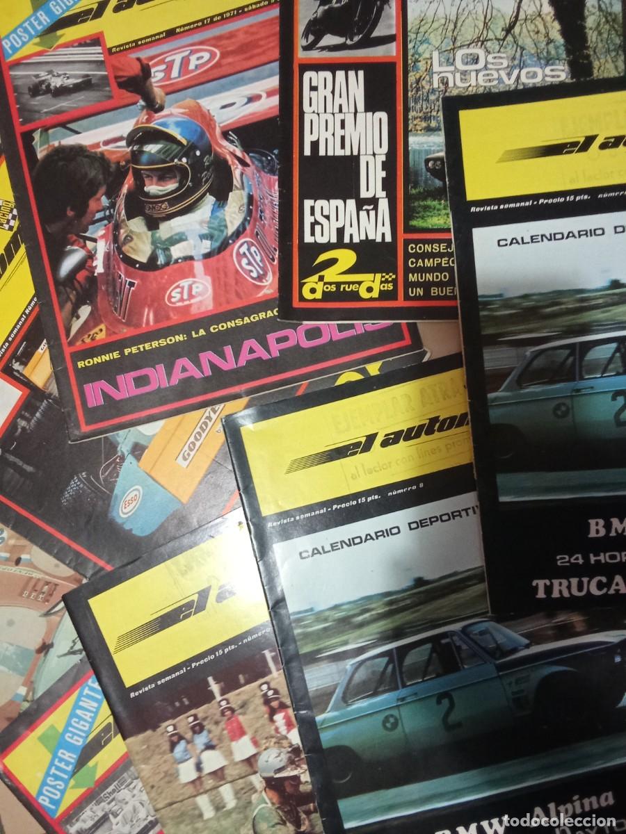 Collectionnisme de Revues et Journaux: El Automovil.Revista semanal. 1970.8 numeros.