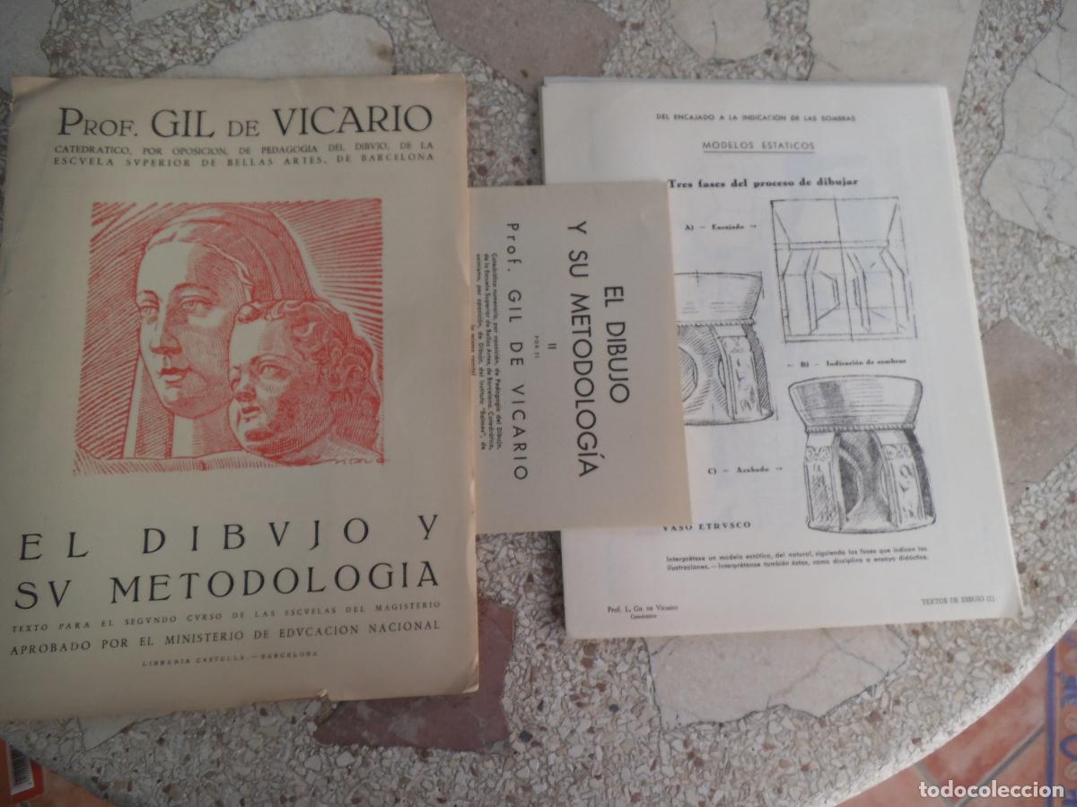 Coleccionismo de Revistas y Peri&oacute;dicos: cuaderno de dibujo, prof gil devicario, el dibujo y su metologia II, escuelas de magisterio, 25 lami