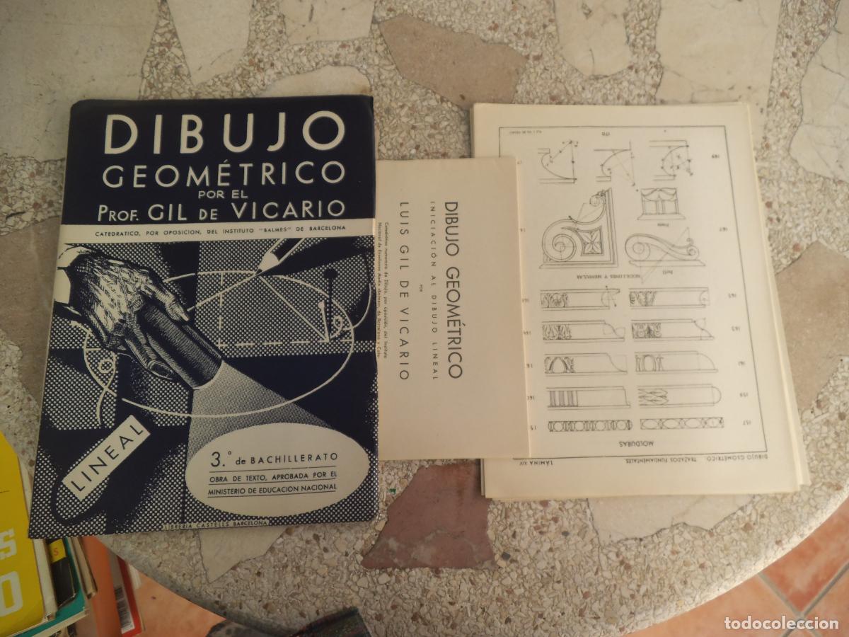 Coleccionismo de Revistas y Peri&oacute;dicos: cuaderno de dibujo, prof gil devicario, dibujo geometrico lineal, 20 laminas