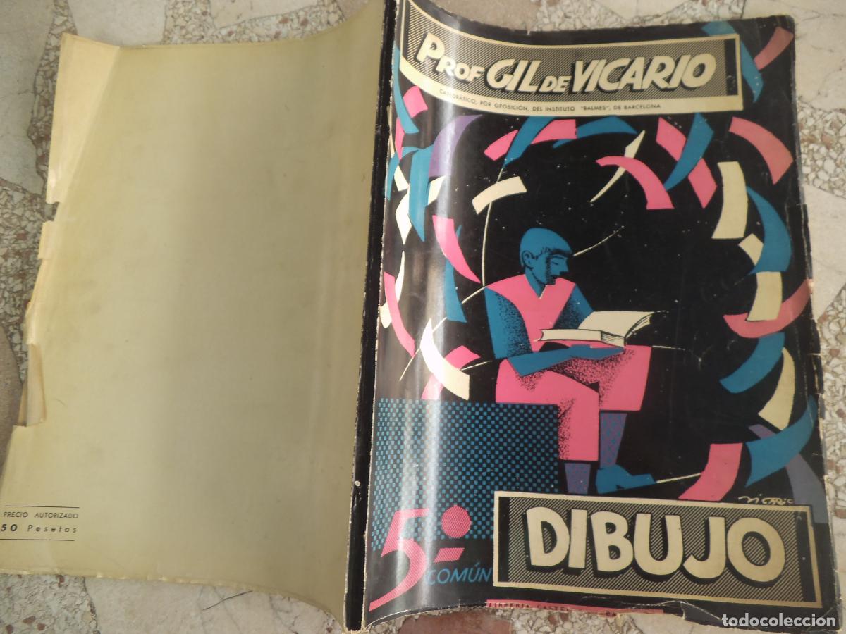 Coleccionismo de Revistas y Peri&oacute;dicos: cuaderno de dibujo, prof gil devicario, dibujo 5&ordm; comun, 40 laminas