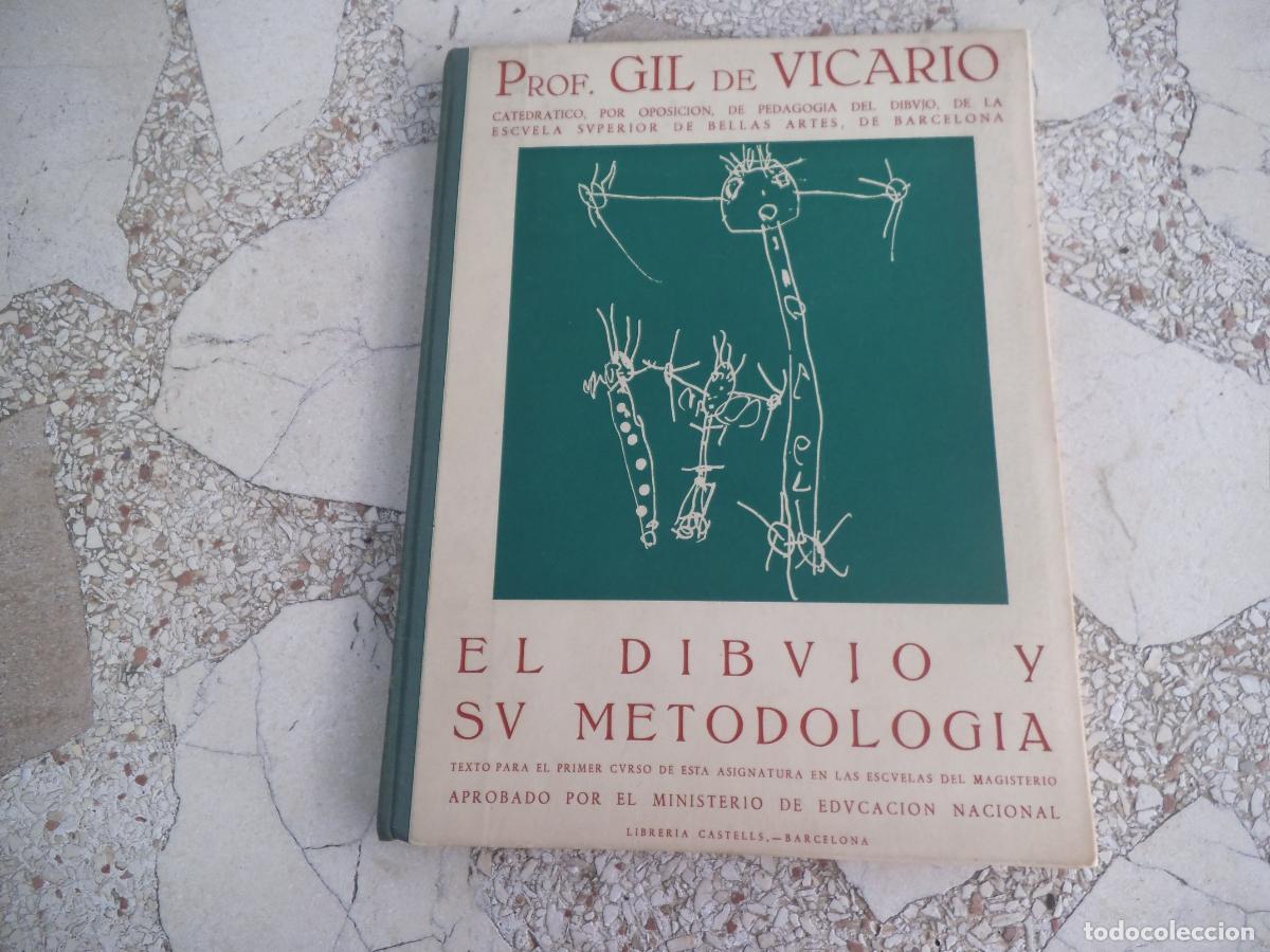 Coleccionismo de Revistas y Peri&oacute;dicos: cuaderno de dibujo, prof gil devicario, el dibujo y su metologia I, tapa dura, 24 laminas