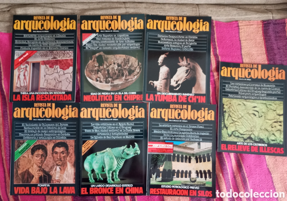 Coleccionismo de Revistas y Peri&oacute;dicos: Revista de arqueol&oacute;gia a&ntilde;o 3.7 ejemplares