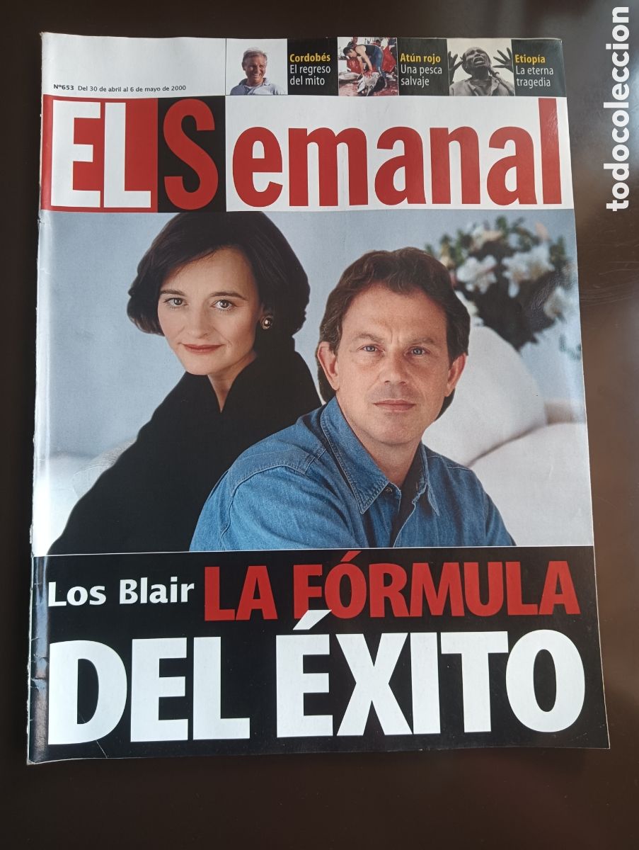 Coleccionismo de Revistas y Peri&oacute;dicos: EL SEMANAL LOS BLAIR LA FORMULA DEL EXITO N&ordm; 653 MAYO 2000