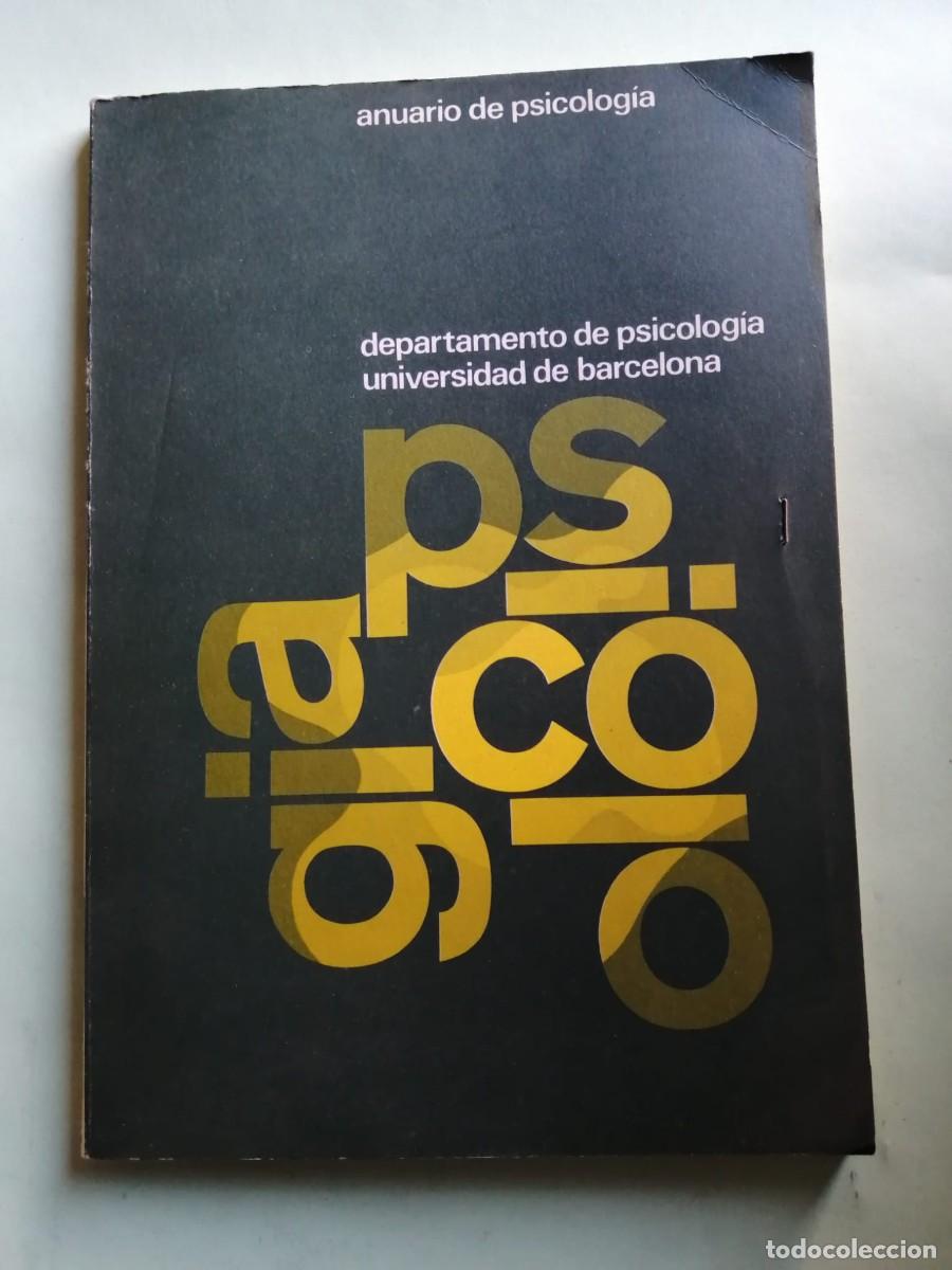 Coleccionismo de Revistas y Peri&oacute;dicos: ANUARIO DE PSICOLOGIA (NUMERO 5) UNIVERSIDAD DE BARCELONA, 1971