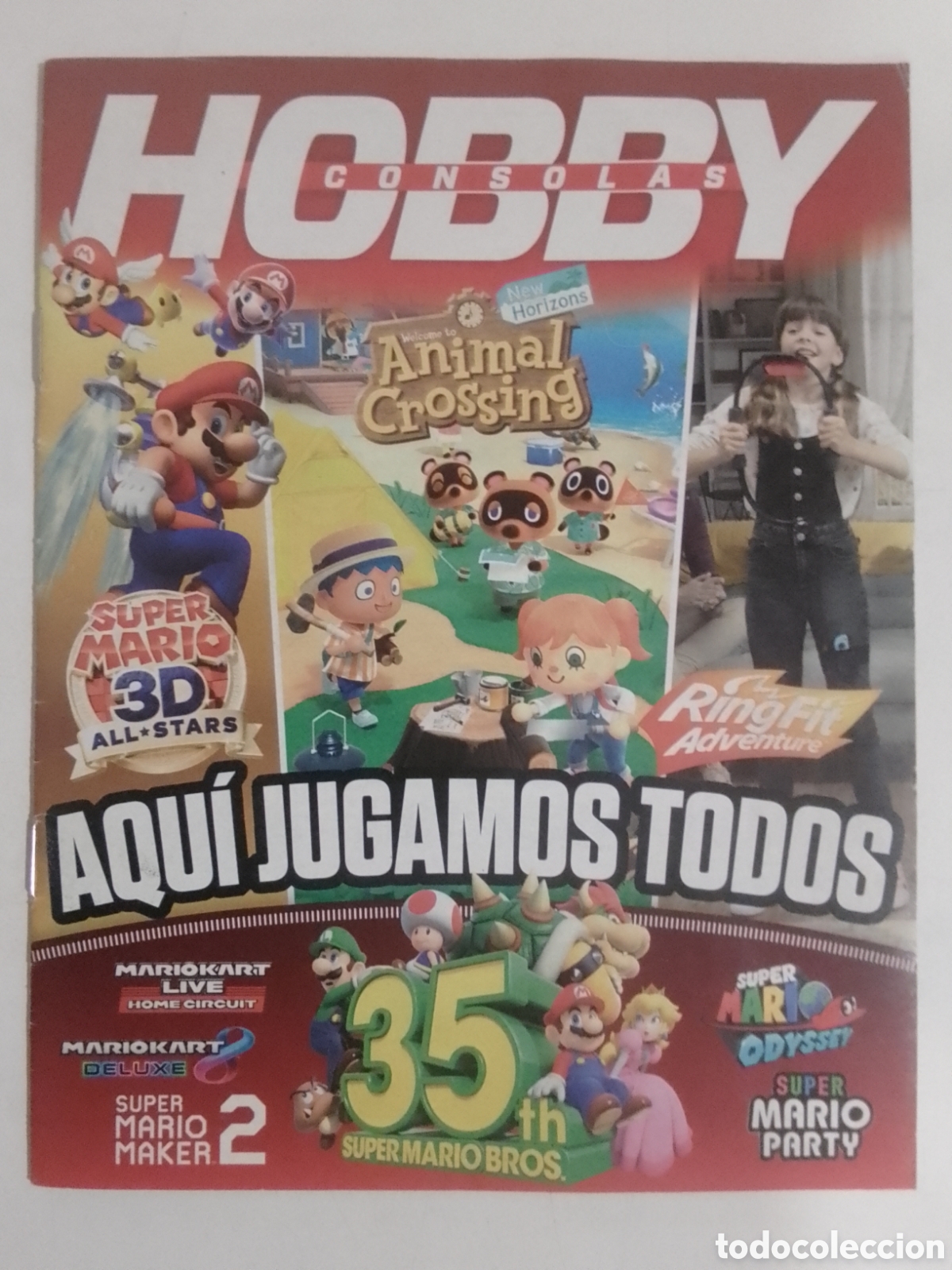 Coleccionismo de Revistas y Peri&oacute;dicos: Revista HOBBY CONSOLAS AQU&Iacute; JUGAMOS TODOS.