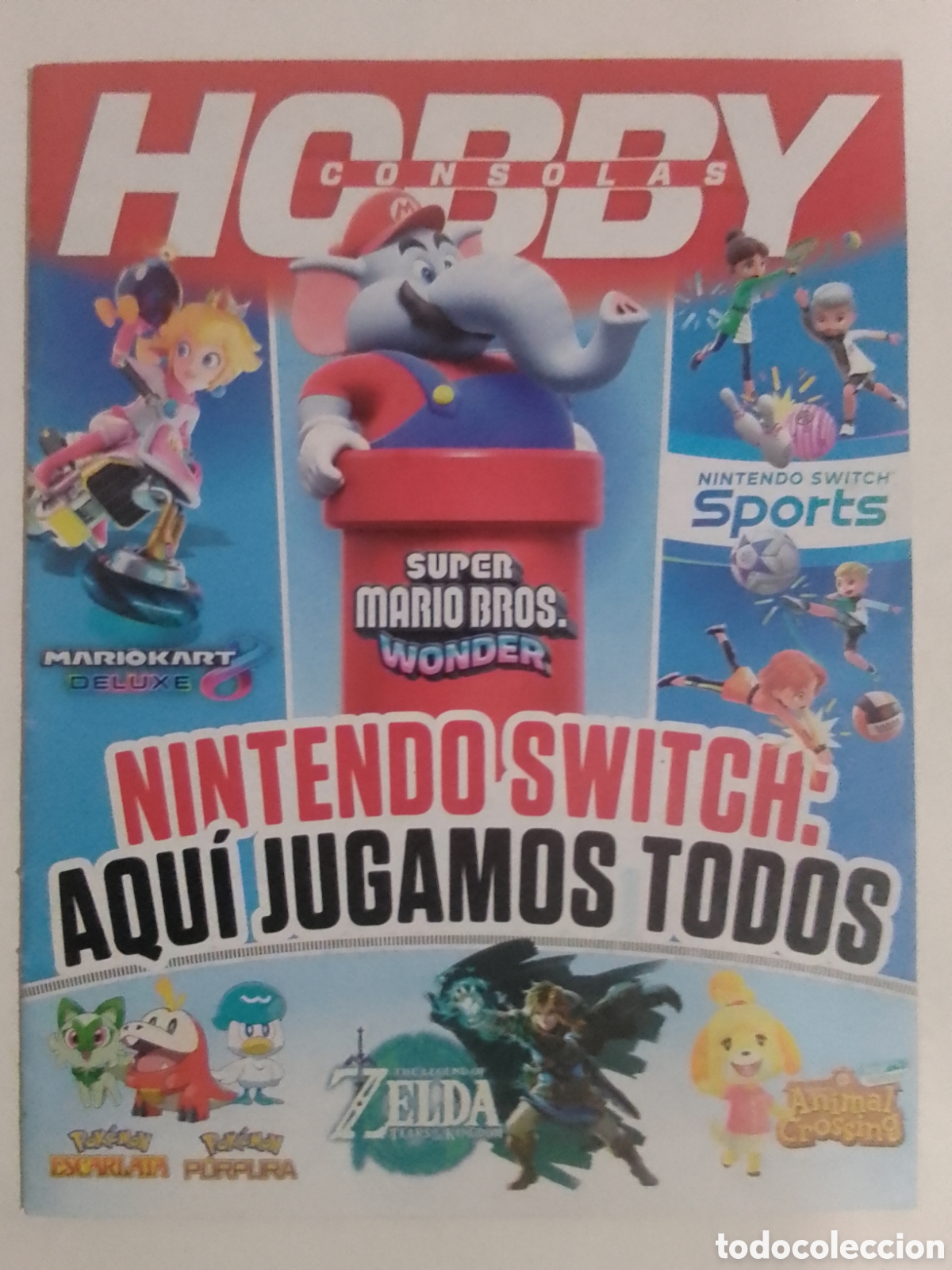 Coleccionismo de Revistas y Peri&oacute;dicos: Revista HOBBY CONSOLAS AQU&Iacute; JUGAMOS TODOS.&ntilde;