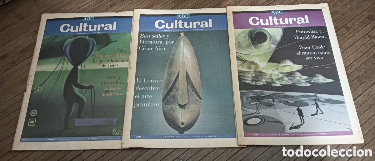 Coleccionismo de Revistas y Peri&oacute;dicos: ABC Cultural. Tres ejemplares. 2.000