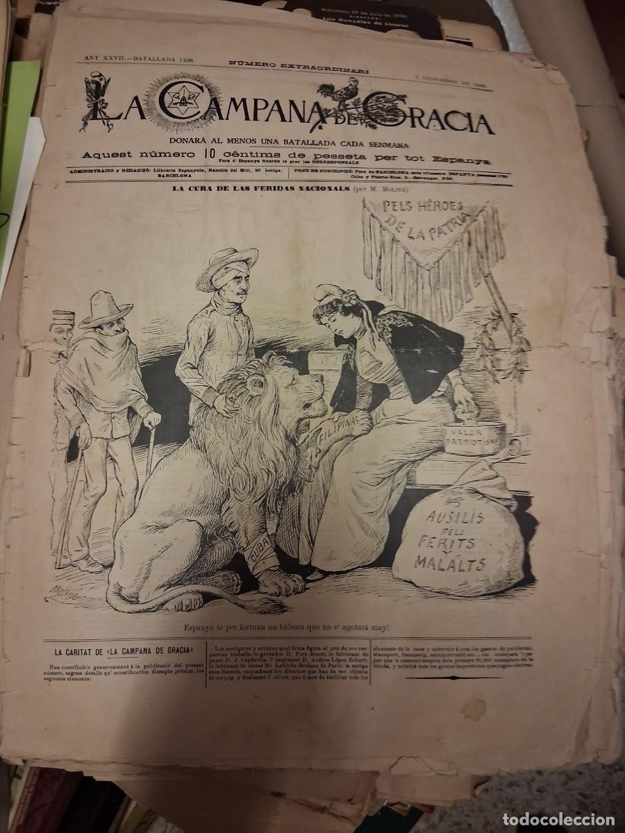 Coleccionismo de Revistas y Peri&oacute;dicos: CAMPANA DE GRACIA, La: Barcelona, n&ordm; 1438 extra, 7 desembre 1896