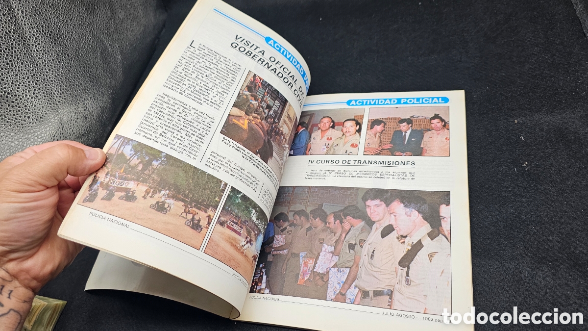 Coleccionismo de revistas y peri&oacute;dicos: Revista oficial de la polic&iacute;a nacional 1983