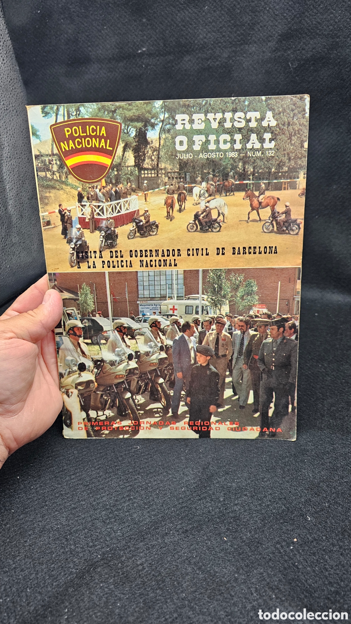 Coleccionismo de Revistas y Peri&oacute;dicos: Revistas oficial de la polic&iacute;a nacional 1983