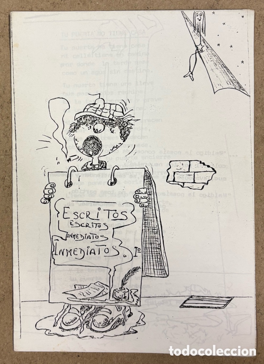 Collezionismo di Riviste e Giornali: ESCRITOS ESCRITOS INMEDIATOS INMEDIATOS S/N (1985). FANZINE ORIGINAL.