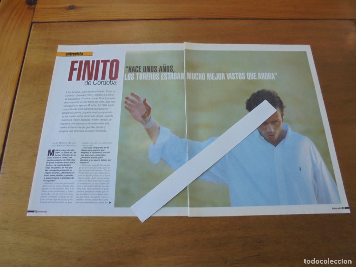 Coleccionismo de Revistas y Peri&oacute;dicos: CLIPPING 2000: FINITO DE C&Oacute;RDOBA, ENTREVISTA.