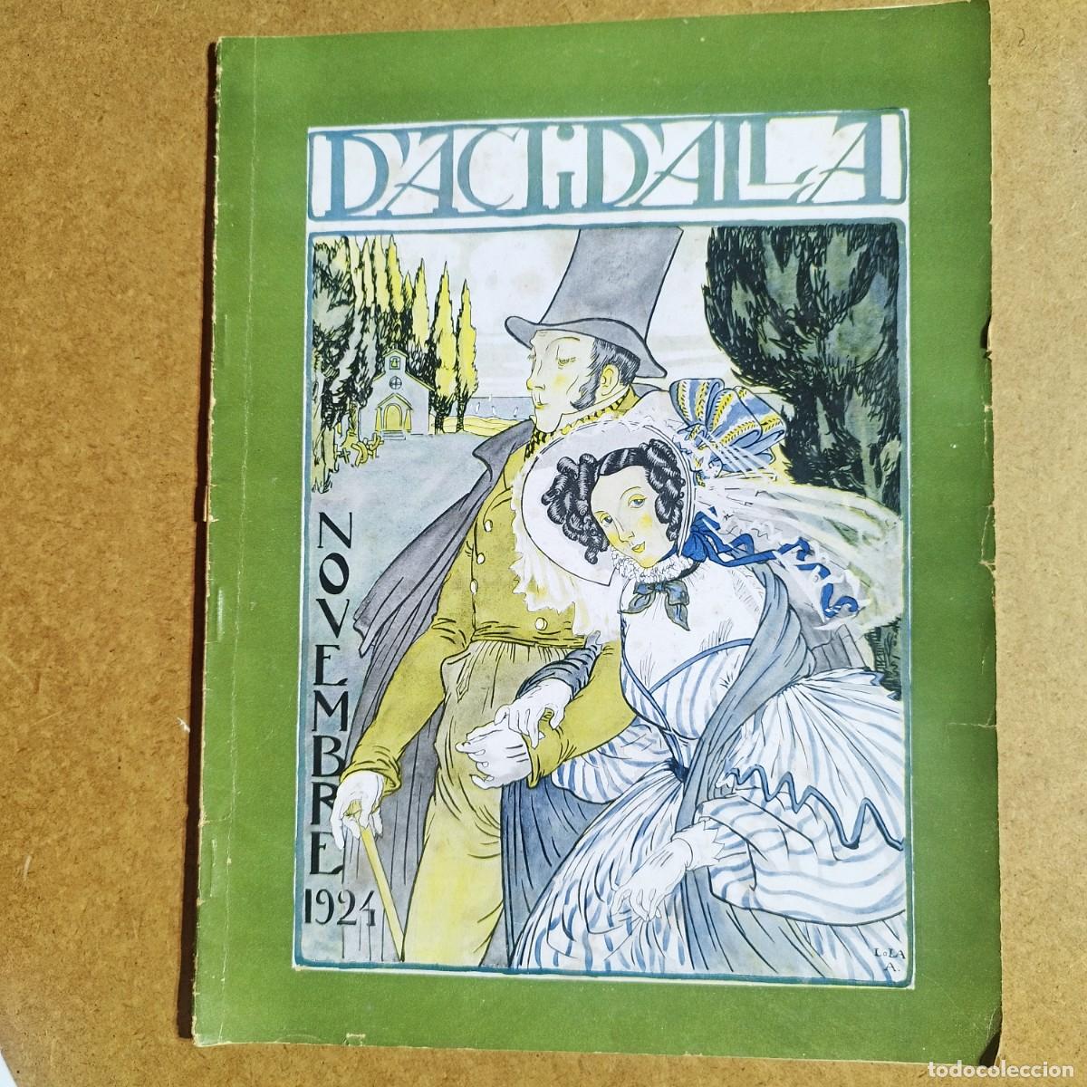 Coleccionismo de Revistas y Peri&oacute;dicos: REVISTA D'ACI I D'ALLA - NOVIEMBRE 1924 - LOLA ANGLADA - XIX SALON AUTOMOVIL PARIS - GIRONA -