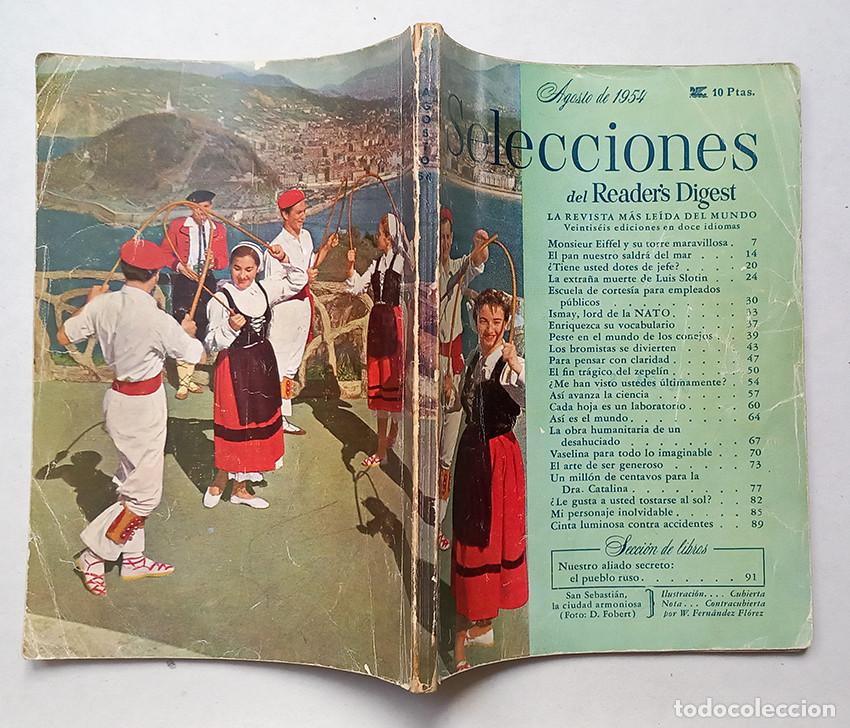 Coleccionismo de Revistas y Peri&oacute;dicos: San Sebasti&aacute;n, la ciudad armoniosa _ Selecciones del Reader&rsquo;s Digest, agosto 1954
