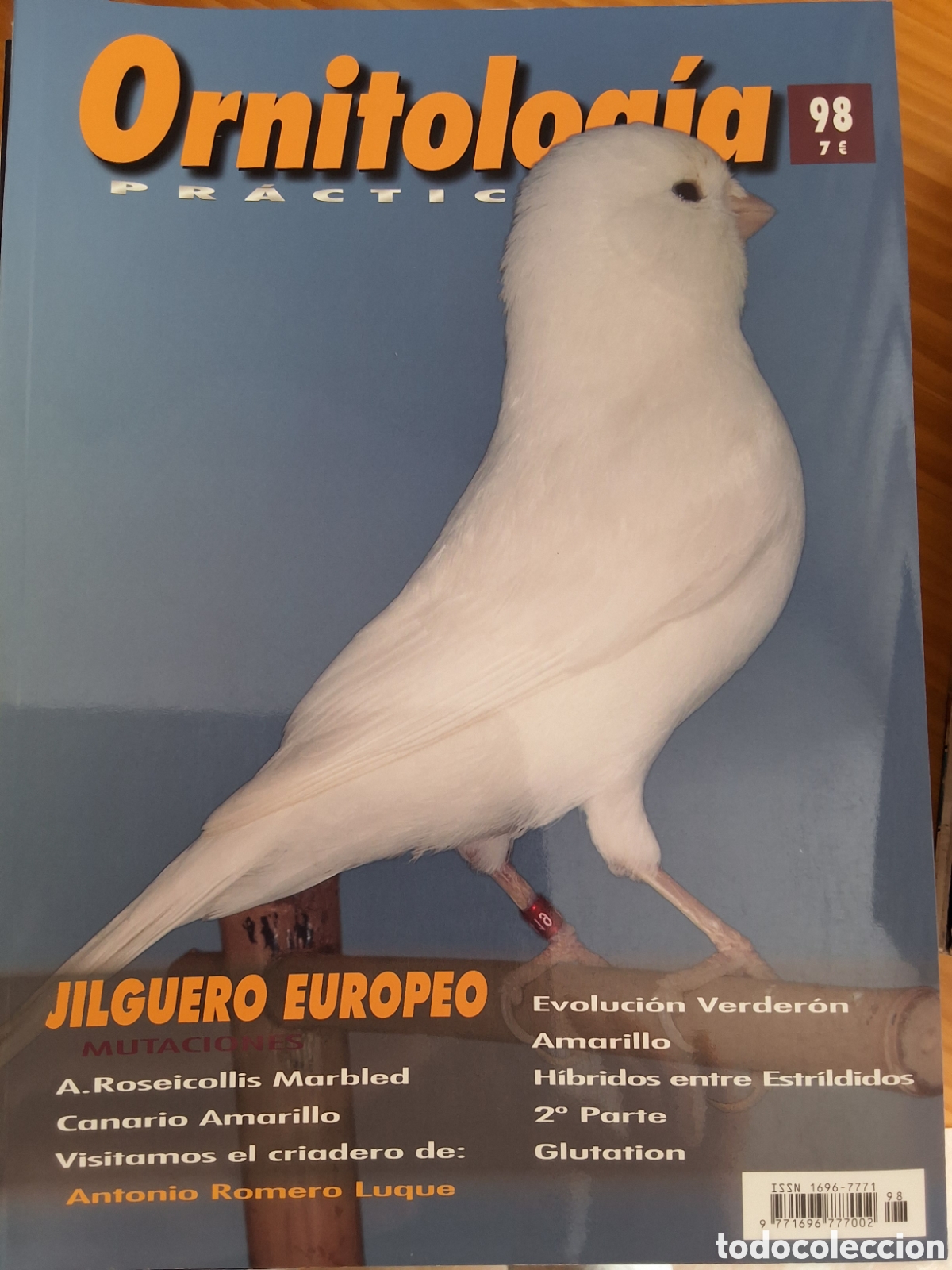 Coleccionismo de Revistas y Peri&oacute;dicos: Ornitologia pr&aacute;ctica revista n&uacute;mero 98