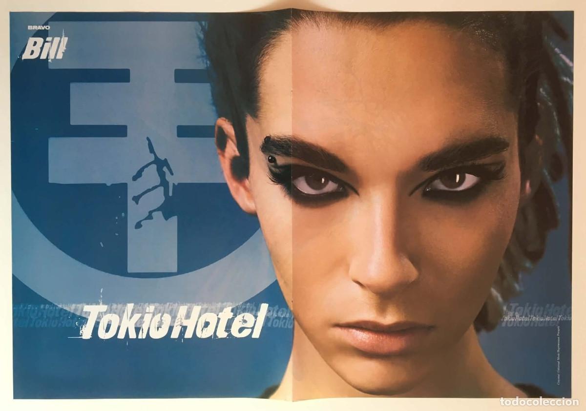 Coleccionismo de Revistas y Peri&oacute;dicos: Bill Kaulitz Tokio Hotel / Skeleton Guitarist Poster BRAVO Magazine Bulgaria 2009 Music