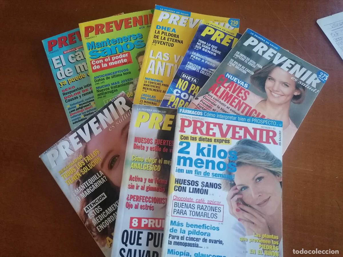 Collection Magazines and Newspapers: LOTE DE 8 REVISTAS * PREVENIR * N&Uacute;MEROS: 1-2-27-28-32-34-43-90