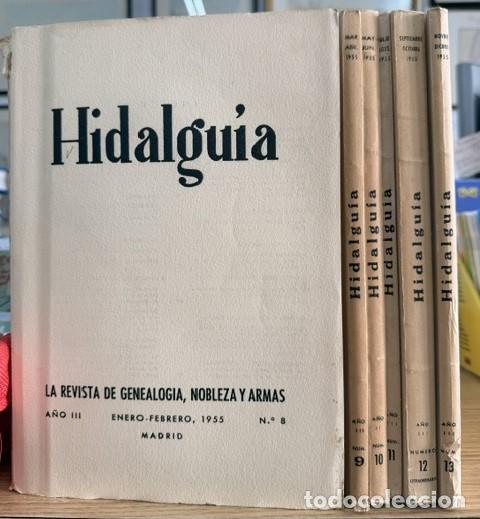 Coleccionismo de Revistas y Peri&oacute;dicos: HIDALGU&Iacute;A, LA REVISTA DE GENEALOGIA, NOBLEZA Y ARMAS A&Ntilde;O III, 1955 NUM. 8-13. A-HERAL-0128
