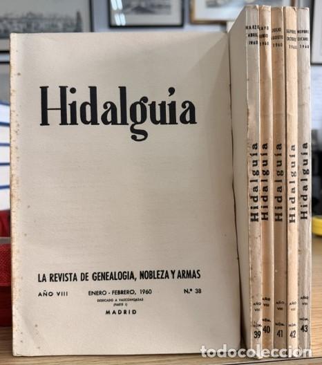 Coleccionismo de Revistas y Peri&oacute;dicos: HIDALGU&Iacute;A, LA REVISTA DE GENEALOGIA, NOBLEZA Y ARMAS A&Ntilde;O VIII, 1960 NUM. 38-43. A-HERAL-0133