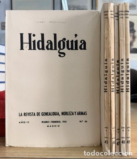 Coleccionismo de Revistas y Peri&oacute;dicos: HIDALGU&Iacute;A, LA REVISTA DE GENEALOGIA, NOBLEZA Y ARMAS A&Ntilde;O IX, 1961 NUM. 44-49. A-HERAL-0134