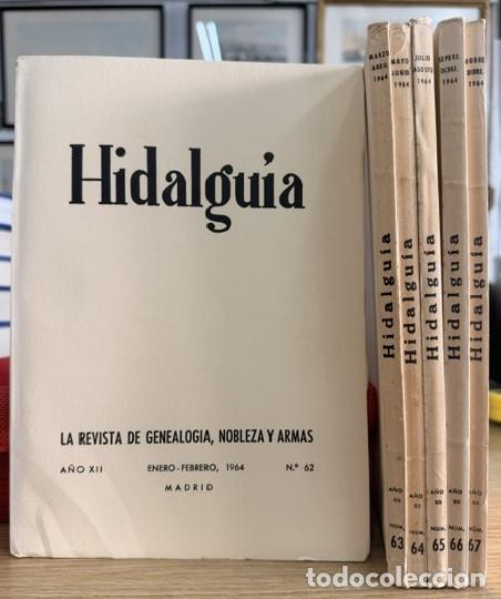 Coleccionismo de Revistas y Peri&oacute;dicos: HIDALGU&Iacute;A, LA REVISTA DE GENEALOGIA, NOBLEZA Y ARMAS A&Ntilde;O XII, 1964 NUM. 62-67. A-HERAL-0137